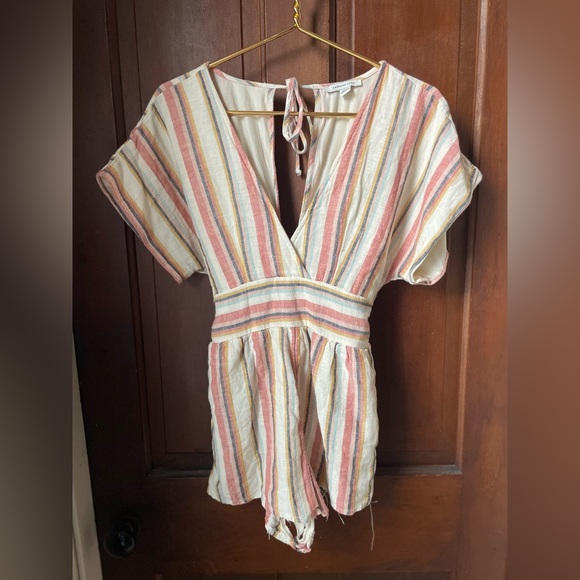 American Eagle Outfitters Pants - American Eagle women’s small striped romper